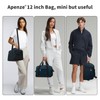 Small Gym Bag Carry On Bag - 12 inch Mini
