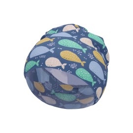 Sterntaler Unisex Children's Slouch Beanie Whales Children's Hat, mid-blue