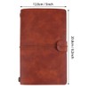 Hilitand Cuaderno de viajeros, 5 Colores, clásico, de Piel sintética,