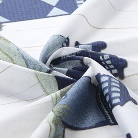 BESTRIPES Extra Wide Shower Curtain 108 x 72 inch, Nautical Lighthouse Waterproof Fabric Shower Curtains for Bathroom and Bathtub, 108" W x 72" H