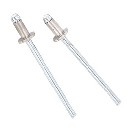 2PCS GM NOS Dash Rosette Rivets Stainless Steel Compatible withChrysler AMC VIN Door Tag, for ChryslerAMC, Secure Rear Hood Door Tag, Long Lasting, Direct Replacement