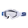 Swans MX-RUSH-PET W/BL Motorcycle Goggles, White x Blue