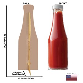 Advanced Graphics Ketchup Bottle Life Size Cardboard Cutout Standup