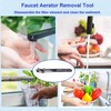 Dual Vandal Removal Aerator Key, Adjustable Aerator Removal Tool Replacement