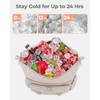 Backpack Cooler 40 Cans Puffer Soft Cooler with Laptop Compartment