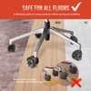 SLUELI Office Chair Wheels Casters-Protection for Hardwood Floors and Carpet,