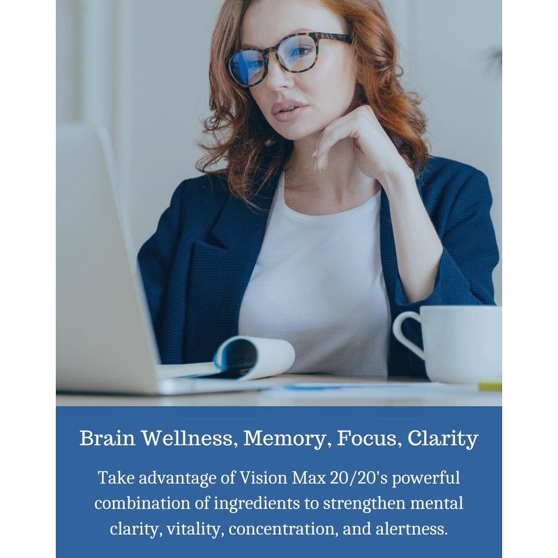 EXIR Computer Phone Digital Eye Fatigue Natural Supplement, 60 Capsules