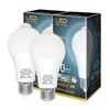 ORALUCE Motion Sensor Light Bulbs Indoor Outdoor 60 watt Equivalent,