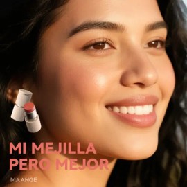 Barra 3 En 1 Rubor, Labial Y Sombra SPF +50 Ideal para Retoques Rápidos sin Ensuciar Manos, No grasoso, Textura Suave Y Cremosa,Alta Cobertura Y Natur
