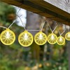 Konictom 8.5Ft Lemon Lights,Lemon Fairy Lights with 10 Pack 3D