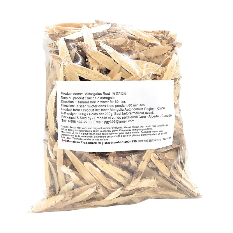 Herbal Cure - Astragalus Small Astragalus Root Huangqi Root Sliced