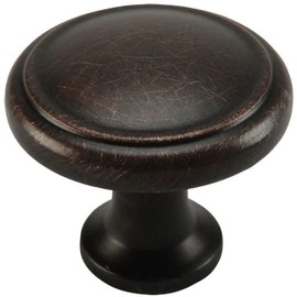 Cosmas® 5982ORB Oil Rubbed Bronze Cabinet Hardware Round Knob - 1-1/8" Diameter