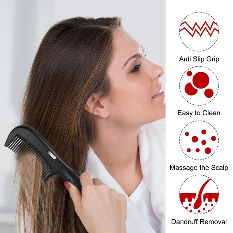 ExcellaElite Scalp Comb for Dandruff Removal 3 Pcs Scalp Sweep