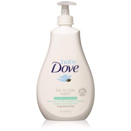 Baby Dove Sensitive Moisture Tip to Toe Wash and Shampoo, 20 Fl Oz (Pack of 4)