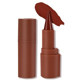 MUREND 2 in 1 Lip Liner Pencil and Lipstick Lip Combo Set, Matte Nude Black Dark Brown Red Lip Liner, Smooth Creamy Lip Pencil, High Pigmented Non-Smudging Waterproof Long Lasting Lip Makeup 03#