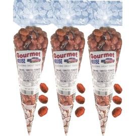 Peanuts Caramel Toasted (3 Pack) (NET WT 24 OZ) Gourmet Kruise Signature Gift Bags