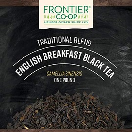 Frontier Co-op English Breakfast Tea, Traditional Blend, Kosher | 1 lb. Bulk Bag | Camellia sinensis L.