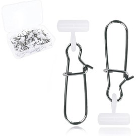 YOTO Sinker Slide for Fishing 30/60pcs Fishing Slide Weight Slides Fishing Line Connector Fishing Accessories