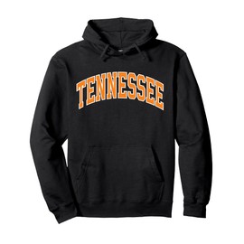 Vintage Tennessee Men Tennessee Women Retro Orange White TN Pullover Hoodie