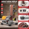 SI FANG Electric Belt-Sander Polishing-Grinding Knife Sharpener, 7 Speed Adjustable
