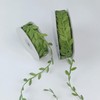 Leaf string 10m gift wrapping deco self interior multipurpose Cord 2ea