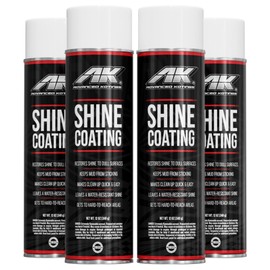 Advanced Kotings High Gloss Shine Coating Spray | Revives Dull Surfaces, UV Protectant, Vinyl, Rubber, Plastic, Easy Off-Road Clean-Up, ATV, UTV, Dirt Bikes & Surfaces | Net Weight 12oz - 4-Pack