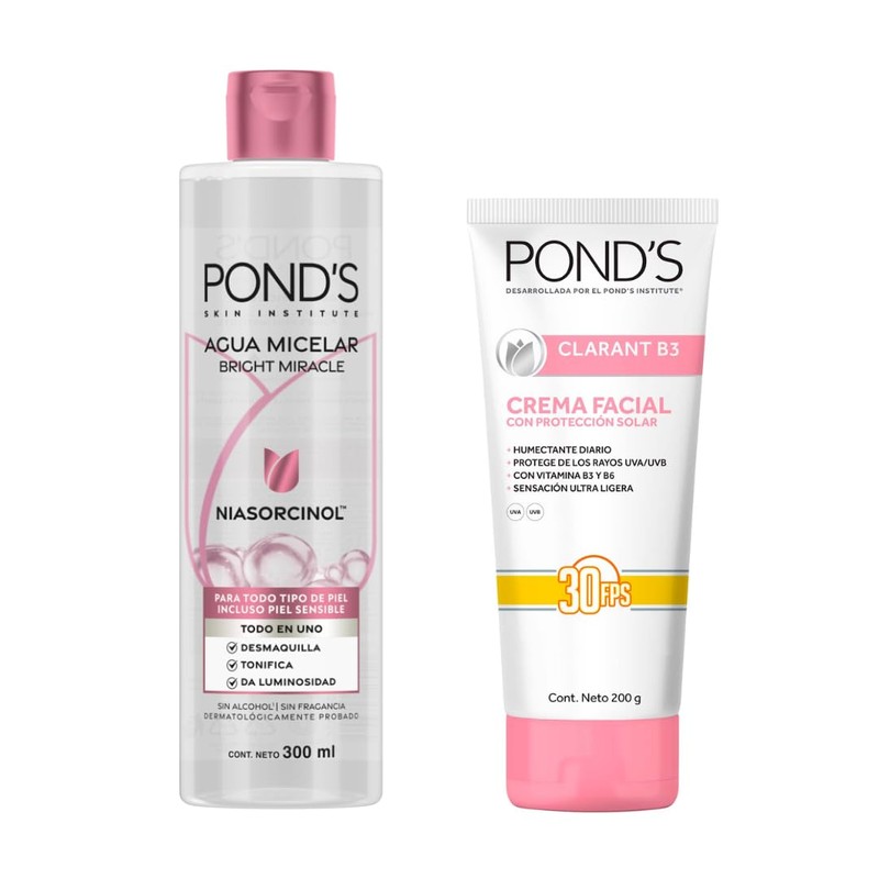 POND'S Kit 2 pzas, Crema Facial Clarant B3 con FPS30