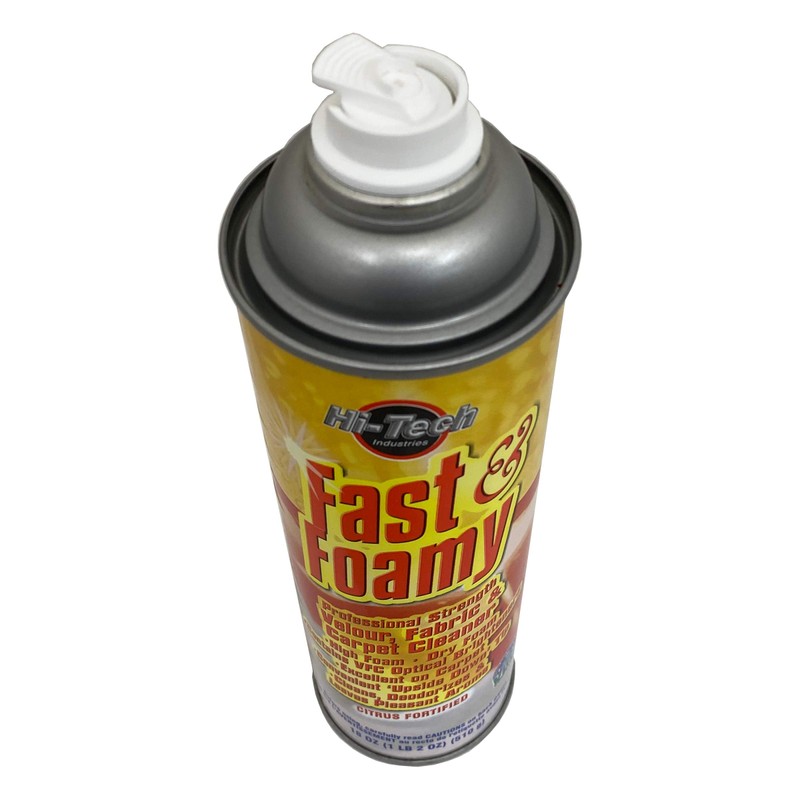 HI-TECH Fast & Foamy Carpet & Upholstery Cleaner with Upside