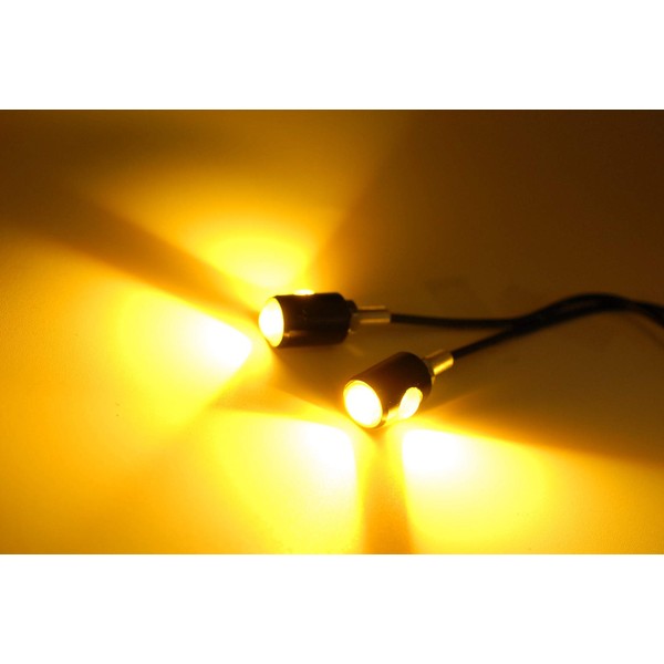 J-base Motorcycle LED Turn Signal, Small, Bright, 12 V, Universal
