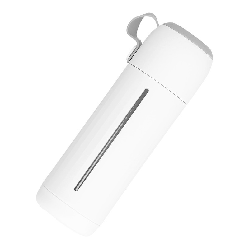 310ml Glass Cup with Lid Portable Dual Purpose Water Mug