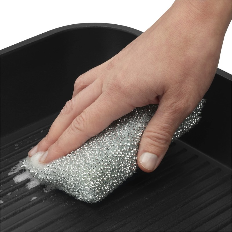 WMF Shiny Cushion Silver Pack of 3 Washing Up Sponge,