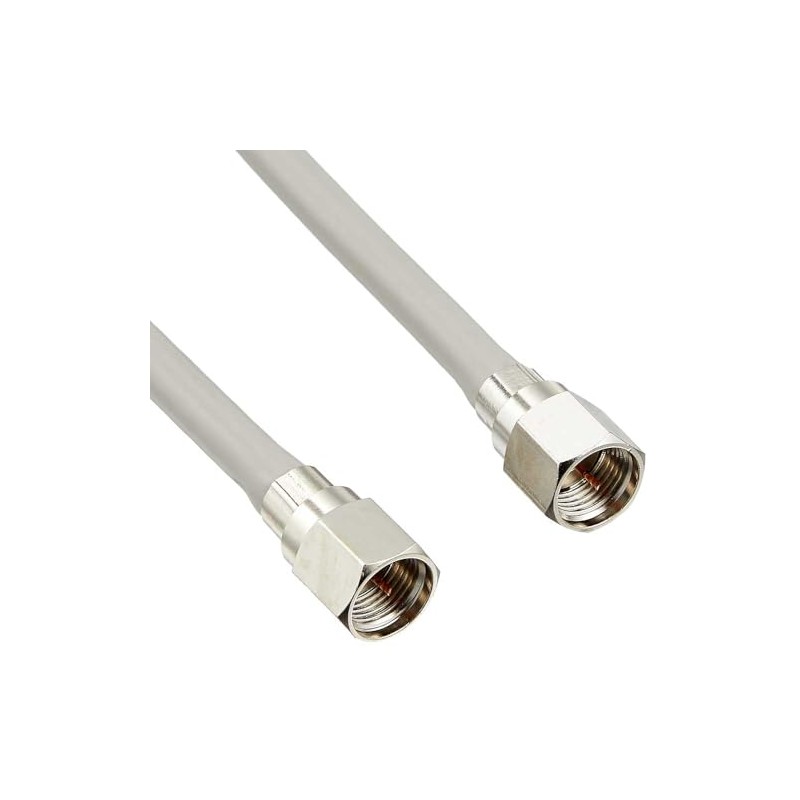 S4-FP-FP-0.5-2P Set of 2 4K 8K Compatible TV Antenna Cable