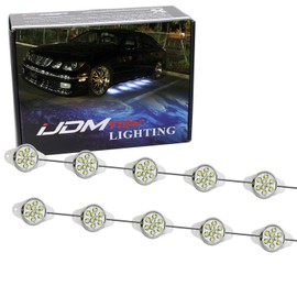 iJDMTOY Brabus Style 90-LED Under Car Foot Area Illumination LED Puddle Lights, Xenon White