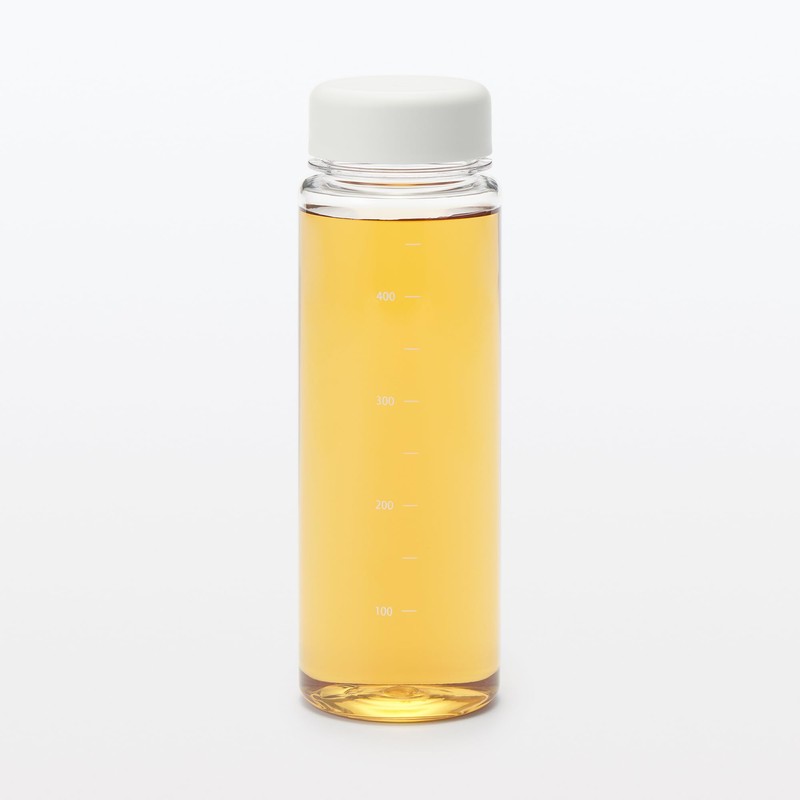 MUJI MDP30A3S Graduated Drink Bottle, Off White, 16.9 fl oz