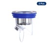 sourcing map Odor Proof Floor Drain, Anti-Sewer Backflow One-Way Preventer