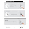 Blum Compact Bluemotion - Bisagra de superposición (1-3/8"), 2 Pairs