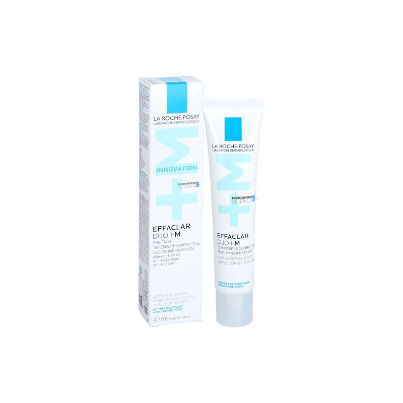 La Roche-Posay Effaclar DUO (+) M Crema hidratante anti-imperfecciones, 40ml