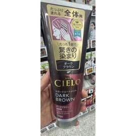 CIELO Hair Color Treatment for All, 3 Colors (2024 Atcosme Hair Color 1st Place Award), 2, Dark Brown / 시에로 CLELO 헤어 컬러 트린트먼트 전체용 세가지 색상(2024년 엣코스메 헤어컬러 1위수상), 2개, 다크 브라운