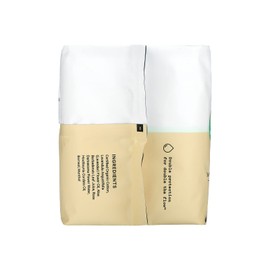 Organic cotton cover herbal incontinence pantiliners with wings