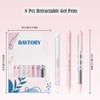 BAYTORY 8Pcs Gel Pens, Aesthetic Pens, Pastel Pen, Fine Point