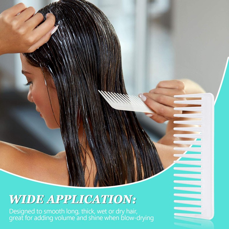 Patelai Wide Tooth Comb Large Hair Detangling Comb for Curly,