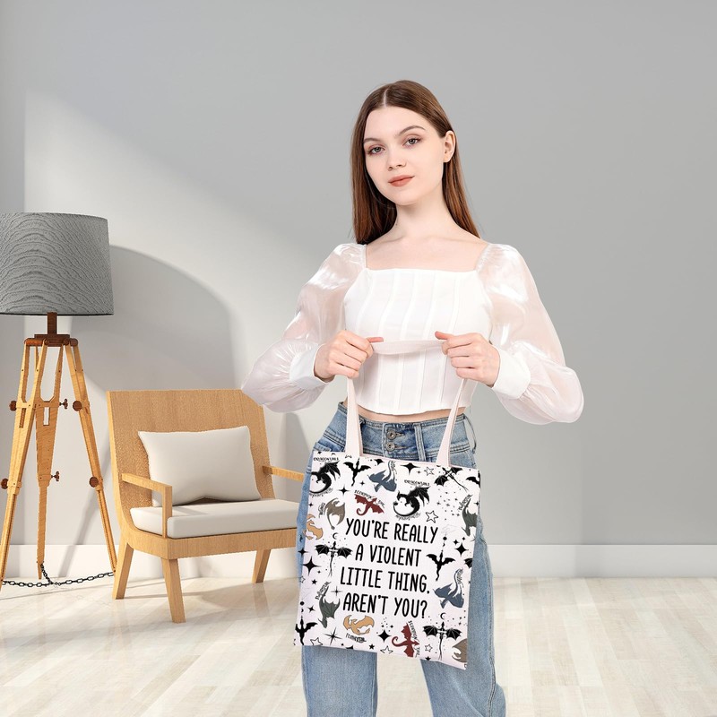 PLITI Fourth Wing Tote Bag You're Really A Violent Little