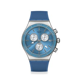 Swatch Irony New Chrono Blue is All Quartz Watch
