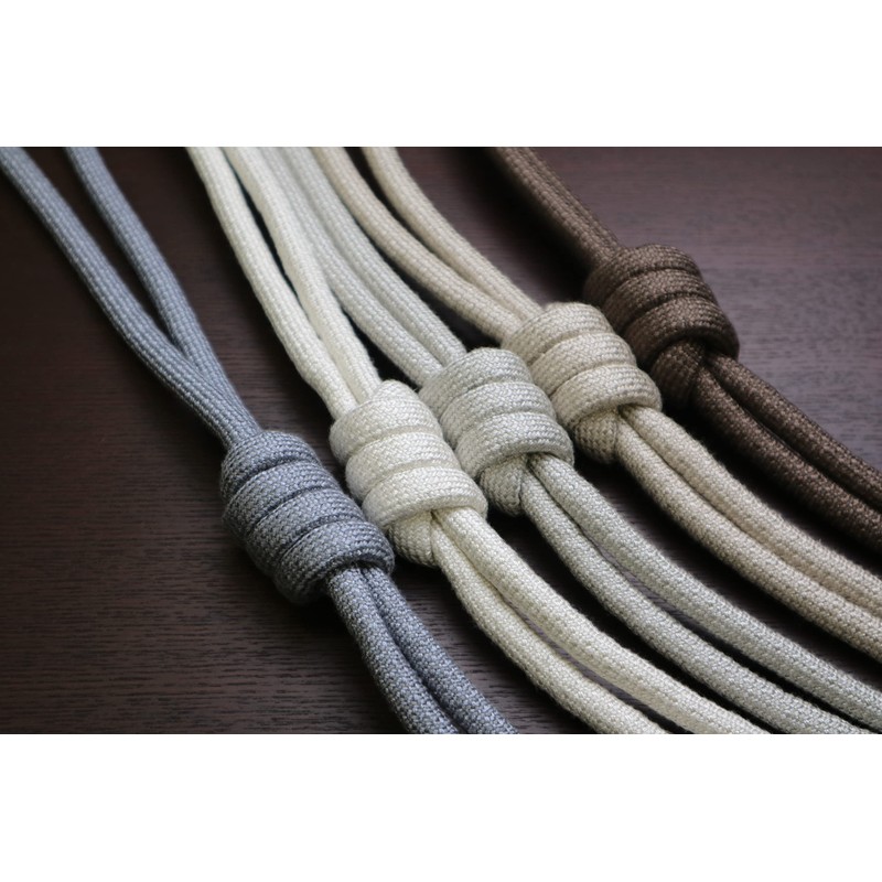 INTERIX DB99-2525 Curtain Tieback, Stylish, Musubilope Tassel, Gray