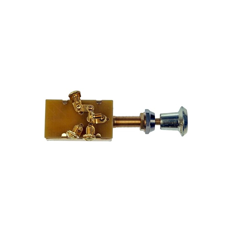Dorman 86914 Electrical Switches - Push/Pull - Push/Pull Brass -