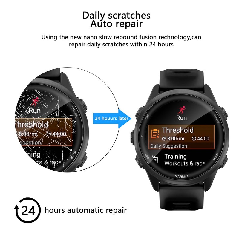 GEEMEE 3 Pack Screen Protector for Forerunner 570 42mm, HD