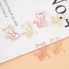 Meliyya Pack of 30 Paper Clips Cartoon Cat Motif Metal