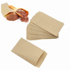 120pcs Small Coin Envelope, 2.4x3.9inch Mini Coin & Parts Envelopes Kraft Paper Mailing Envelopes,for Small Items Storage(Brown)
