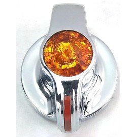United Pacific (UP) A/C Heater Control Knob HVAC Peterbilt 2006+ Amber Jewel Plastic UP#41123 Each