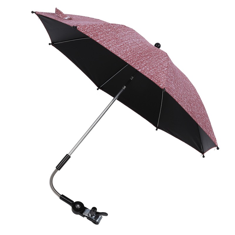 Baby Stroller Umbrella with 360 Degree Adjustable Clamp UV Protection